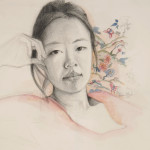Portrait of Esther in graphite and watercolor on paper 2007 Available at Fine Impressions Gallery