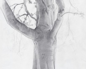 Drawing in graphite on paper 2003